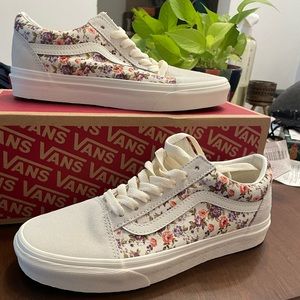 Vans old Skool floral shoes